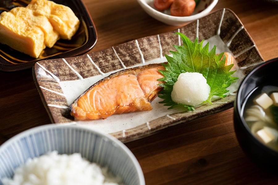 鮭の塩焼き
